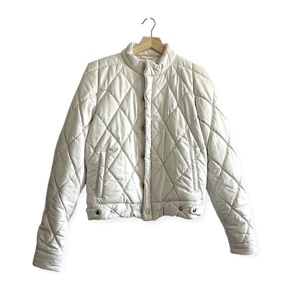 RtA Louisa Vegan Leather Jacket, White, Size S, White, New with tag - Picture 3 of 16